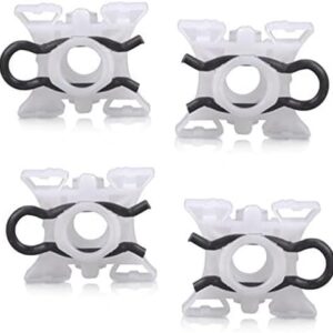 Twowinds - Clip Elevalunas Compatible con BMW E36, E90, E92, E93, E34, E32, Z1, Z3, Z4 - Puerta Delantera Derecha e Izquierda (4 unidades, Ambos Lados)