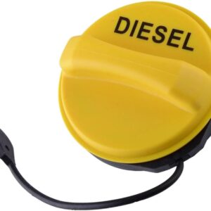 Twowinds - Tapón Combustible LR053666 Compatible con Land Rover Discovery 3, Discovery 4, Discovery 5; Range Rover Sport, Evoque (2011-2017) Discovery (2004-2017) - Tapa Depósito Diésel (Amarillo)