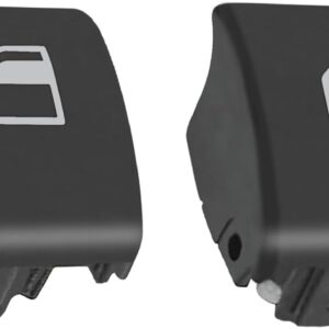 Twowinds - Botón Elevalunas 61316902184 Compatible con BMW Serie 3 E46 X3 X7 (1997-2007) - Consola Central Delantera, Puerta Trasera Derecha e Izquierda - Tecla Interruptor Ventanilla (2 unidades)