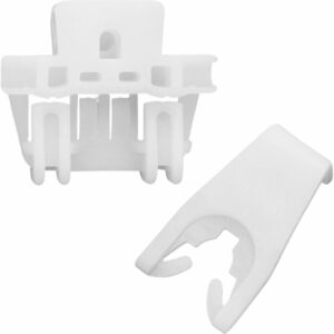 Twowinds - Clip Elevalunas 7700842241 Compatible con Renault Clio 2, Thalia (a partir de 1998) - Puerta Delantera Derecha o Izquierda (ambos lados) - 7700842240 - Regulador Ventana (2 piezas)