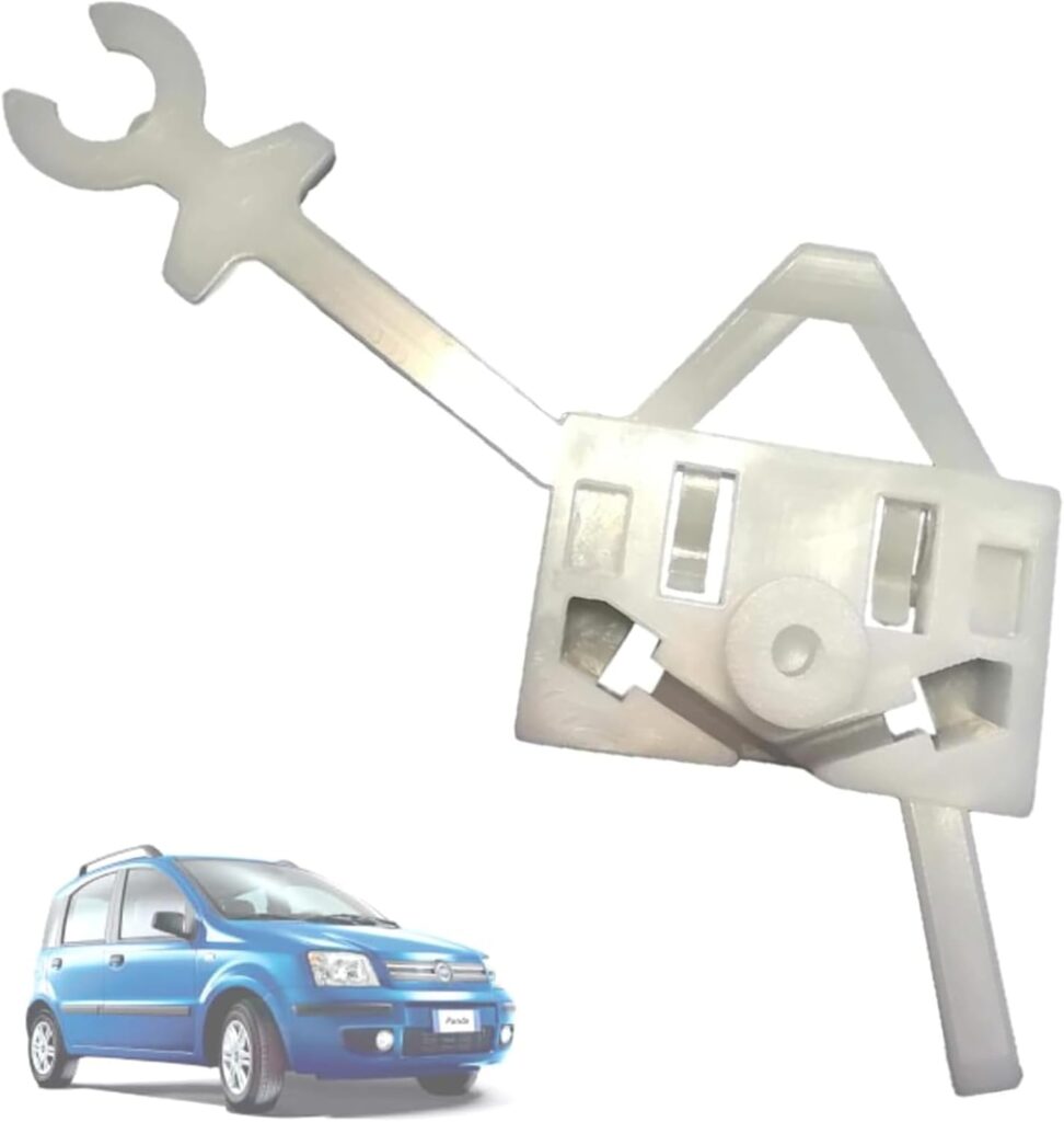 Twowinds - Clip Elevalunas Eléctrico 99487781 Compatible con Fiat Panda - Puerta Delantera Derecha (Lado Pasajero) - Regulador Ventanilla