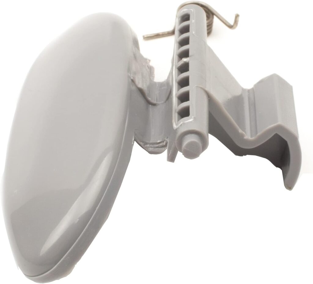 Twowinds - Tirador Tapa Guantera Compatible con Citroën C-Elysee (a partir de 2012) C2 C3 (2002-2009) Berlingo, Peugeot 301 (a partir de 2012) Partner (2003-2008) 8218A3 Con Resorte (Gris)