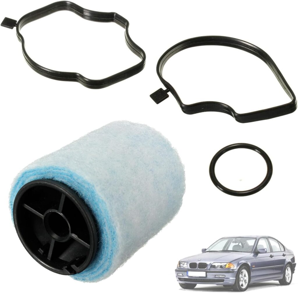 Twowinds - Filtro Separador Aceite 11127793164 Compatible con BMW E39 E46 330d 530d, E38 730d, X5 E53 - Respirador Aceite Cárter Ventilación - Carter Filtro Turbo - Filtro Gases