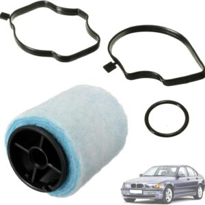 Twowinds - Filtro Separador Aceite 11127793164 Compatible con BMW E39 E46 330d 530d, E38 730d, X5 E53 - Respirador Aceite Cárter Ventilación - Carter Filtro Turbo - Filtro Gases