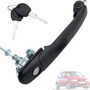 Twowinds - Manilla 6N0837207 Compatible con Ford Galaxy (1995-2015) Seat Alhambra (1996-2010) VW Sharan (1995-2010) Polo (1994-2001) - Puerta Delantera Izquierda o Derecha - Tirador - Cerradura