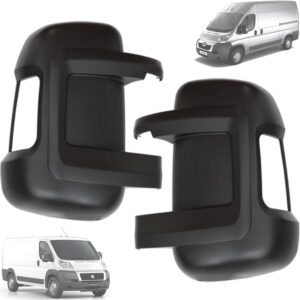 Twowinds - Carcasa Espejo 735424438 Compatible con Peugeot Boxer, Citroën Jumper, Fiat Ducato (a partir de 2006) - Lateral Izquierdo y Derecho (ambos lados) - 735424437 - Espejo Retrovisor (2 piezas)