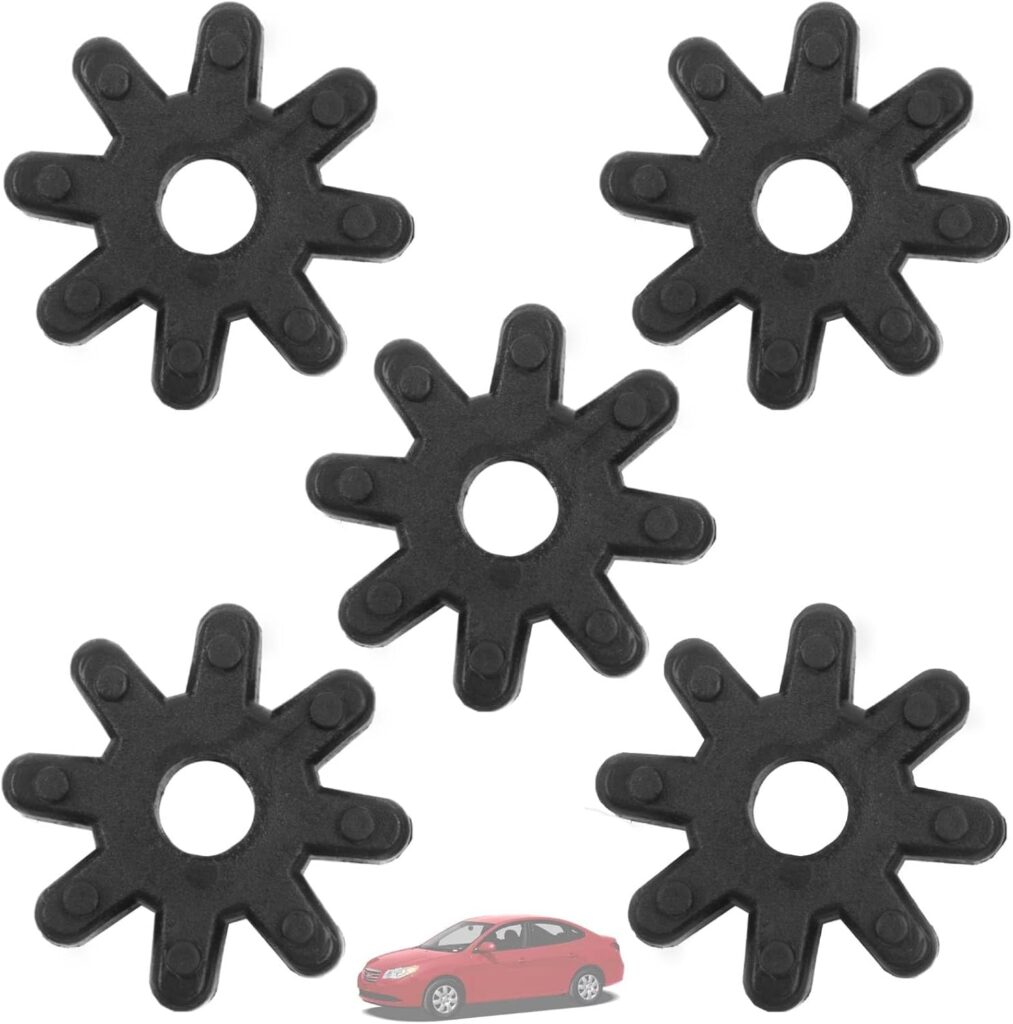 Twowinds - Goma Acoplador Dirección Asistida EPS 563152K000FFF Compatible con Hyundai i30 i40 Sonata; Kia Venga Ceed Sorento - Acoplamiento Columna Dirección - Elimina Holgura, Ruido Volante (5 uds)