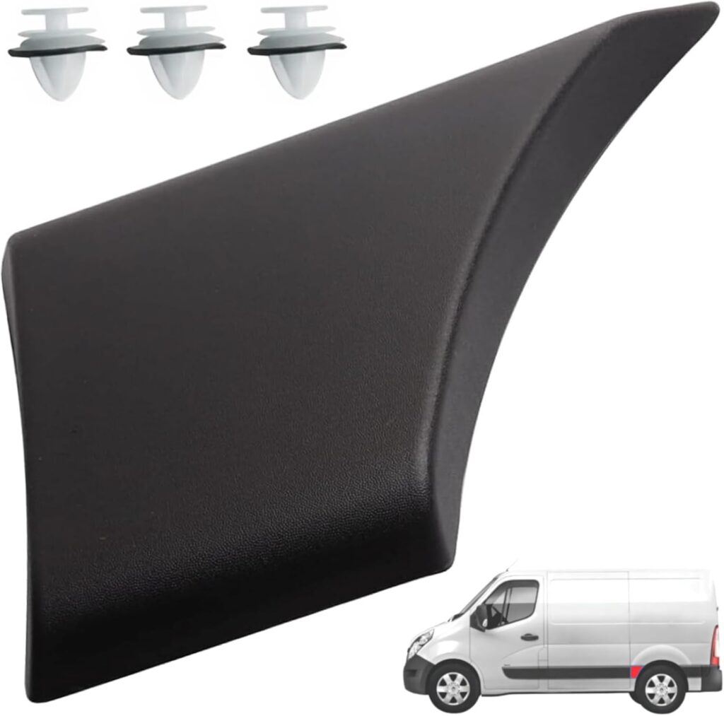Twowinds - Moldura Lateral Carrocería 768F20004R Compatible con Nissan NV400, Renault Master 3, Opel Movano 3 (2010-) - Arco Rueda Trasero Izquierdo (lado conductor) - Embellecedor - Panel Protector