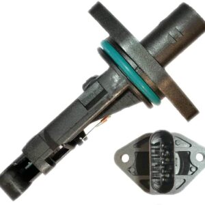 Twowinds - Caudalímetro F00C2G2055 Compatible con Audi A3 A4 A6, Seat Altea Ibiza Leon Toledo, Skoda Fabia Octavia Superb, VW Golf Polo Bora Touareg - Medidor Masa Aire - Flujometro (llave incluida)
