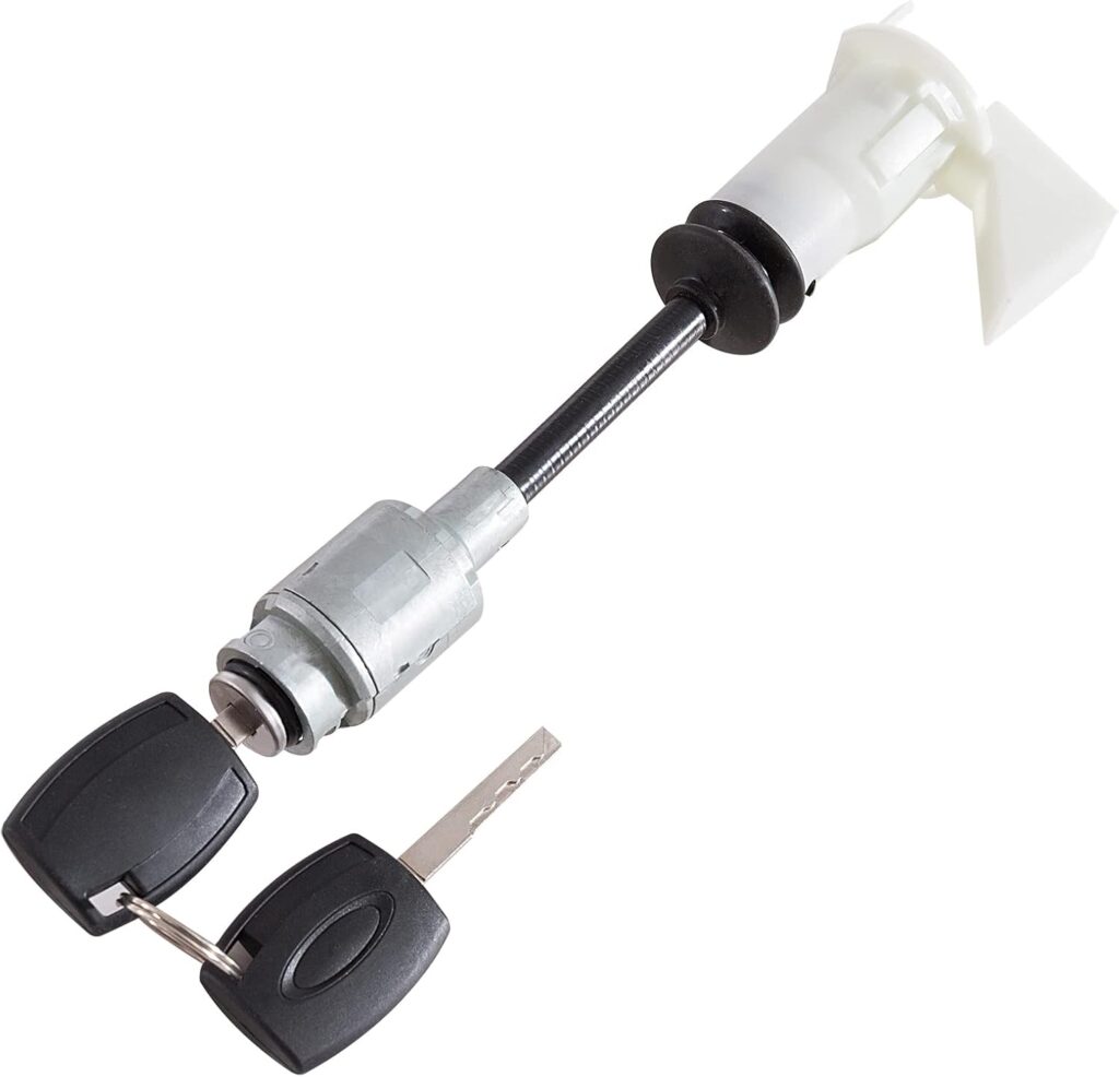 Twowinds - Cerradura Capó 4556337 Compatible con Ford Focus C-Max (2003-2007) Focus 2 (2004-2012) - 3M5AR16B970AD - Pestillo de Apertura Capo - Cilindro de Cierre y Llaves (23cm)