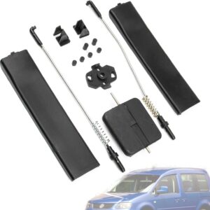 Twowinds - Cierre Ventanilla Corredera 2K0847790 Compatible con VW Caddy 3 (2003-2014) - 2K0847789 - Tirador Ventana Lateral - Ambos Lados (lote de 14 piezas)