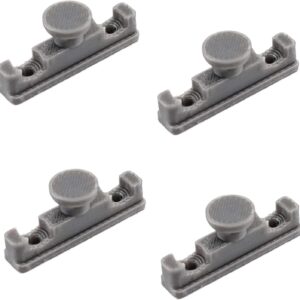 Twowinds - Deslizador Riel Paneles Japoneses Compatible con IKEA Kvartal - Cortina Gancho Rodillo Correderas (4 piezas)