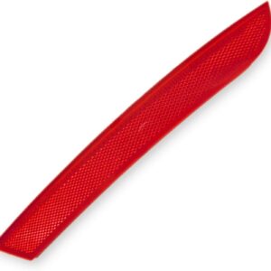 Twowinds - Reflectante Parachoques 1P0945106B Compatible con Seat Leon 2 1P (2005-2009) - Parachoques Trasero Derecho (lado pasajero) - Catadióptrico - Reflector Rojo
