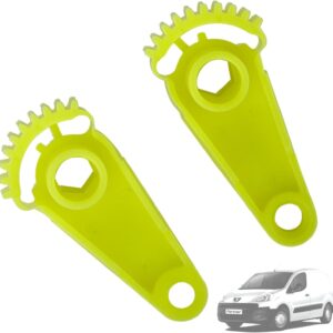 Twowinds - Palanca Climatizador 6447.XA Compatible con Peugeot Partner (2008-2022) Citroën C4 Picasso (2006-2013) Berlingo 2 - Engranaje Ventilador - Regulador Aire Acondicionado (color puede variar)