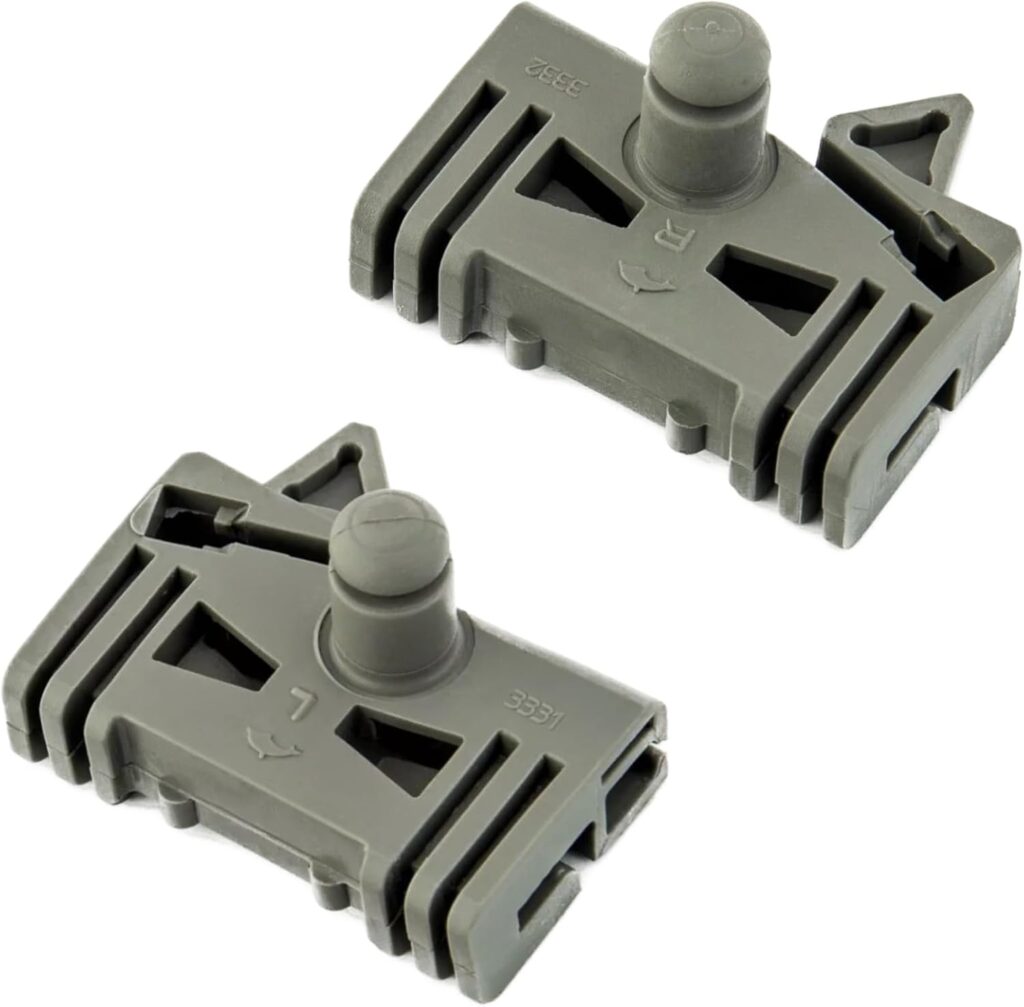 Twowinds - Clip Elevalunas 96092316 Compatible con Citroën Xantia X1 X2 (1993-2003) - Puerta Delantera Derecha, Izquierda (ambos lados) - 96092315 - Regulador Ventanilla (2 piezas)