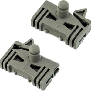 Twowinds - Clip Elevalunas 96092316 Compatible con Citroën Xantia X1 X2 (1993-2003) - Puerta Delantera Derecha, Izquierda (ambos lados) - 96092315 - Regulador Ventanilla (2 piezas)