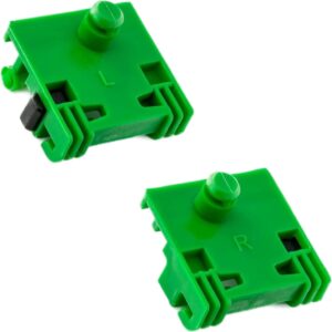 Twowinds - Clip Elevalunas Compatible con Renault Mégane, Scenic I (1995-2003) Laguna (1993-2001) Laguna 2 (2001-2007) Espace 4 (2002-2006) - Puerta Trasera Derecha, Izquierda - Ventana (2 piezas)