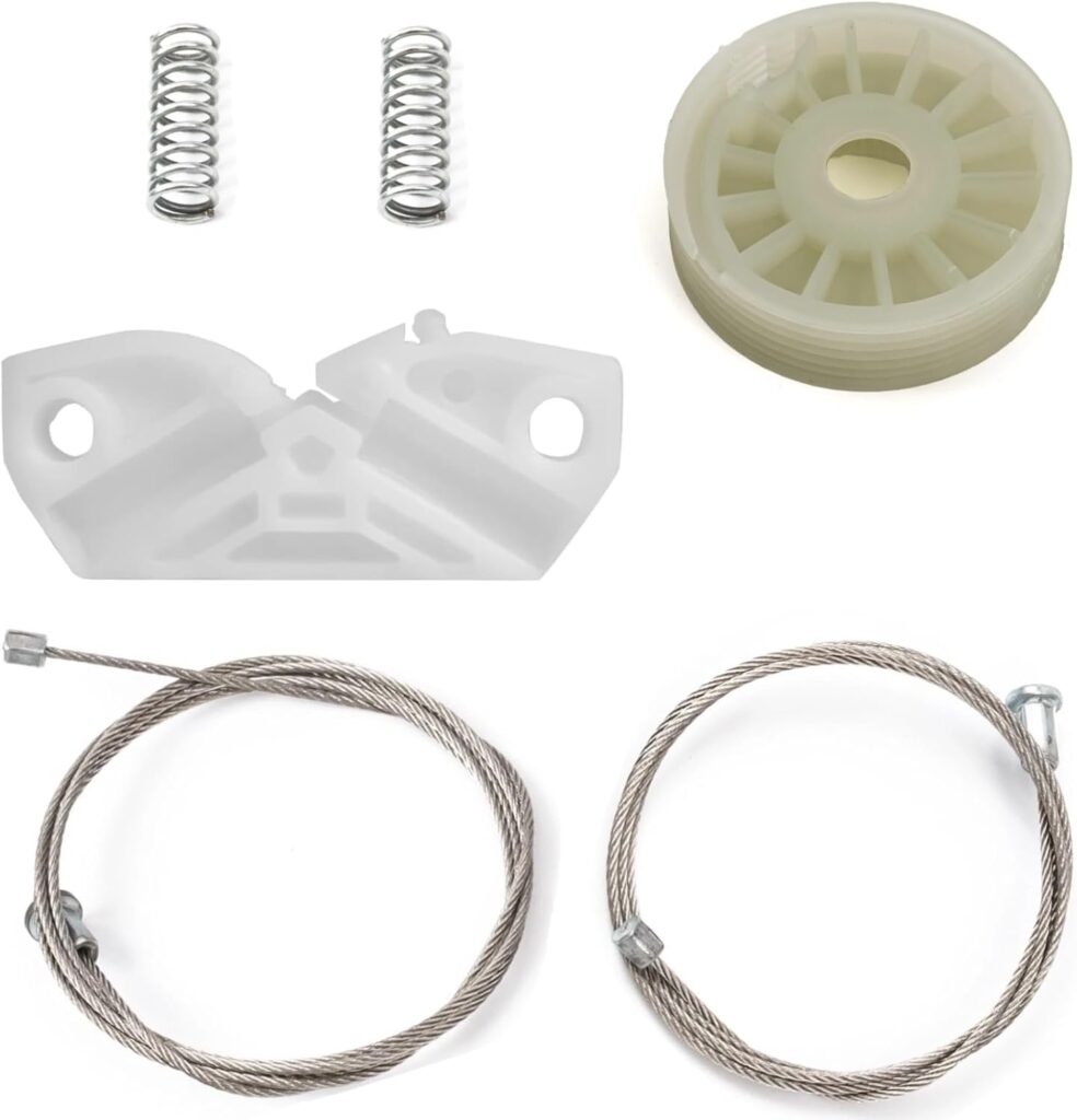 Twowinds - Clip Elevalunas 2096700203 Compatible con Mercedes CLK A209 C209 (2003-2009) - Puerta Trasera Derecha (pasajero trasero) - Regulador Ventana (lote de 4 piezas)