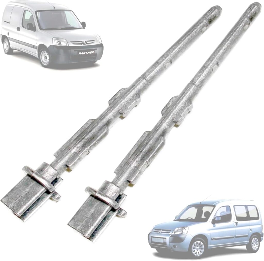Twowinds - Pasador Bombín 9634932180 Compatible con Citroën Berlingo (1996-2008), Peugeot Partner (1996-2008) - Puerta Corredera - 9639225577 - Cilindro de Cerradura (2 piezas)