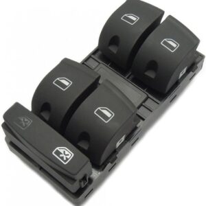Twowinds - Interruptor Elevalunas 4F0959851F Compatible con Audi A3 S3 A6 S6 RS6 Q7 - Puerta Delantera Izquierda (lado conductor) - Botonera Ventanilla - Botón Ventana