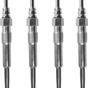 Twowinds - Calentadores 0250202022 Compatible con Renault Clio 3, Kangoo, Laguna 3, Megane 2, Master - 1.5, 1.9 Dci Dti - Bujías de Precalentamiento (Lote de 4 Piezas)