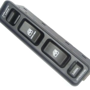 Twowinds - Interruptor Elevalunas 37990-60A00 Compatible con Suzuki Vitara (1988-2005) - Botonera Ventanilla - Botón Ventana