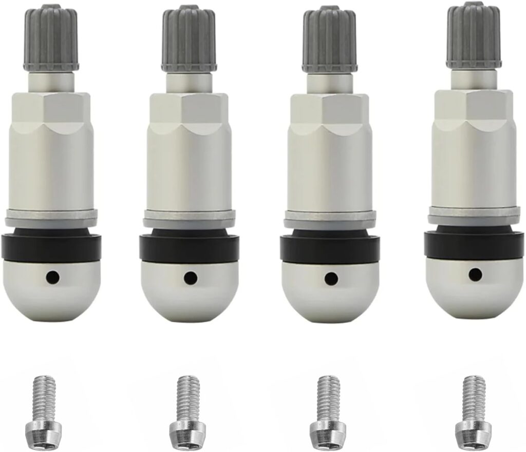 Twowinds - Válvula Sensor de Presión Neumáticos TPMS Compatible con VW, Audi, BMW, Mercedes, Skoda - Universal para Sistemas Huf, Beru, VDO (lote de 4 piezas)