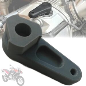 Twowinds - Llave Tapón Aceite Compatible con BMW R1200GS, R1250R, R900RT, R1200R, R1200RT, R1200S - 71117691446 - Apertura Llenado de Aceite - Tapa Filtro Moto - (Gris)