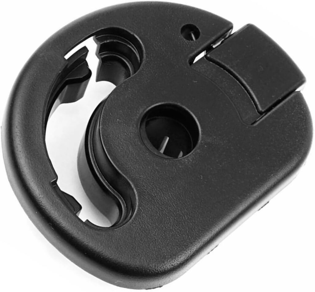 Twowinds - Soporte de Reposabrazos 877631170R Compatible con Dacia Dokker, Lodgy (2012-...) - Asiento Delantero Izquierdo o Derecho - Ajuste del Apoyacodos (Negro)