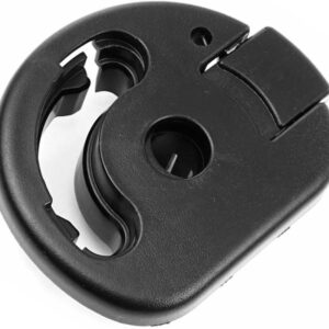 Twowinds - Soporte de Reposabrazos 877631170R Compatible con Dacia Dokker, Lodgy (2012-...) - Asiento Delantero Izquierdo o Derecho - Ajuste del Apoyacodos (Negro)