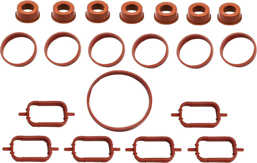 Twowinds - Juntas del Colector de Admisión Compatible con BMW E90, E92, E60, E83, E53 - 6 Cilindros (Lote de 20 Unidades) - Juntas - Colector Admisión