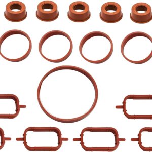 Twowinds - Juntas del Colector de Admisión Compatible con BMW E90, E92, E60, E83, E53 - 6 Cilindros (Lote de 20 Unidades) - Juntas - Colector Admisión