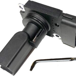 Twowinds - Caudalímetro 22204-27010 Compatible con Toyota Avensis I, Avensis II, Previa, Land Cruiser, RAV4 II - Medidor Masa Aire (Llave Incluida)