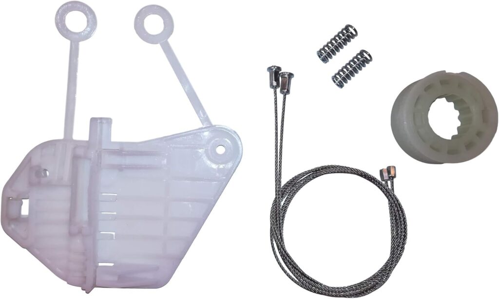 Twowinds - Clip Elevalunas C0002702V001 Compatible con Smart City-Coupe (1998-2004) Cabrio (2000-2004) Fortwo (2004-2007) - Puerta Delantera Derecha (lado pasajero) - Regulador Ventana (6 piezas)