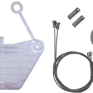 Twowinds - Clip Elevalunas C0002702V001 Compatible con Smart City-Coupe (1998-2004) Cabrio (2000-2004) Fortwo (2004-2007) - Puerta Delantera Derecha (lado pasajero) - Regulador Ventana (6 piezas)